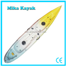 Sit on Top Double Kayak Fishing Boats Plastic Canoe
